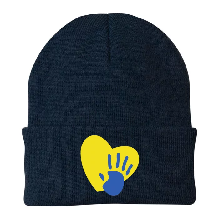 Support Down Syndrome Heart Awareness Knit Cap Winter Beanie