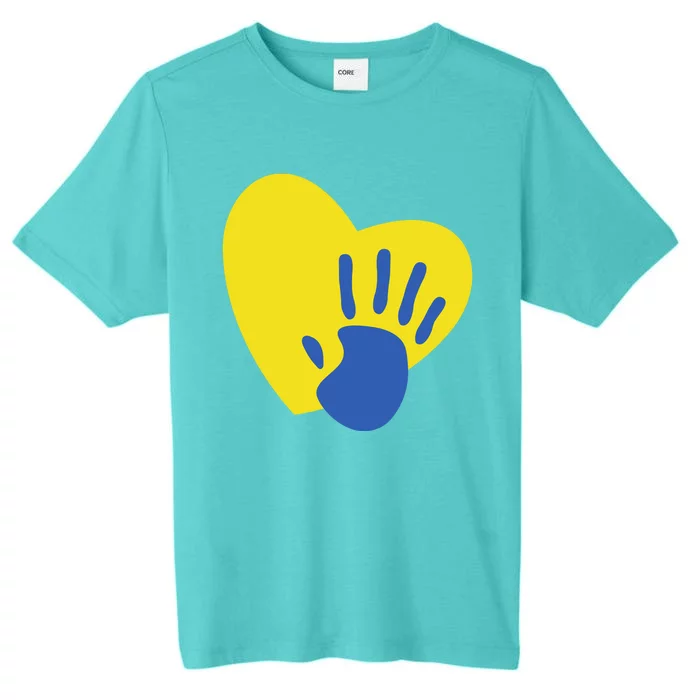 Support Down Syndrome Heart Awareness ChromaSoft Performance T-Shirt