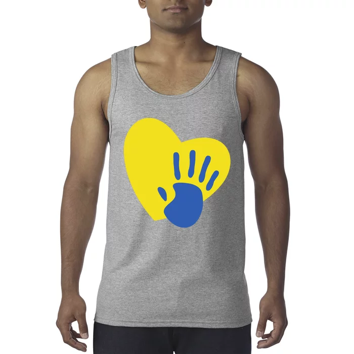 Support Down Syndrome Heart Awareness Tank Top