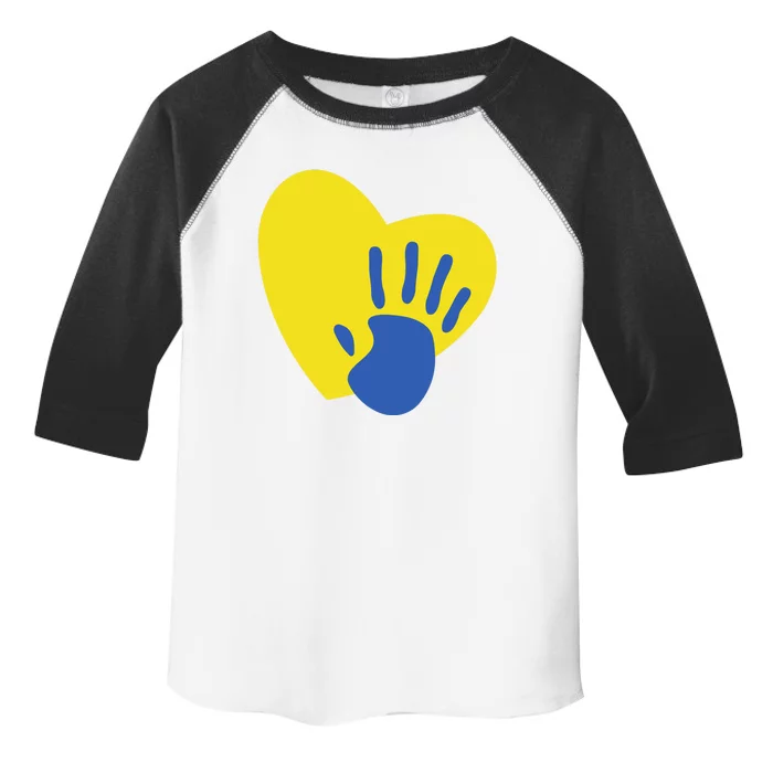 Support Down Syndrome Heart Awareness Toddler Fine Jersey T-Shirt