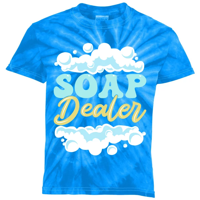 Soap Dealer Soap Making Soap Maker Gift Kids Tie-Dye T-Shirt