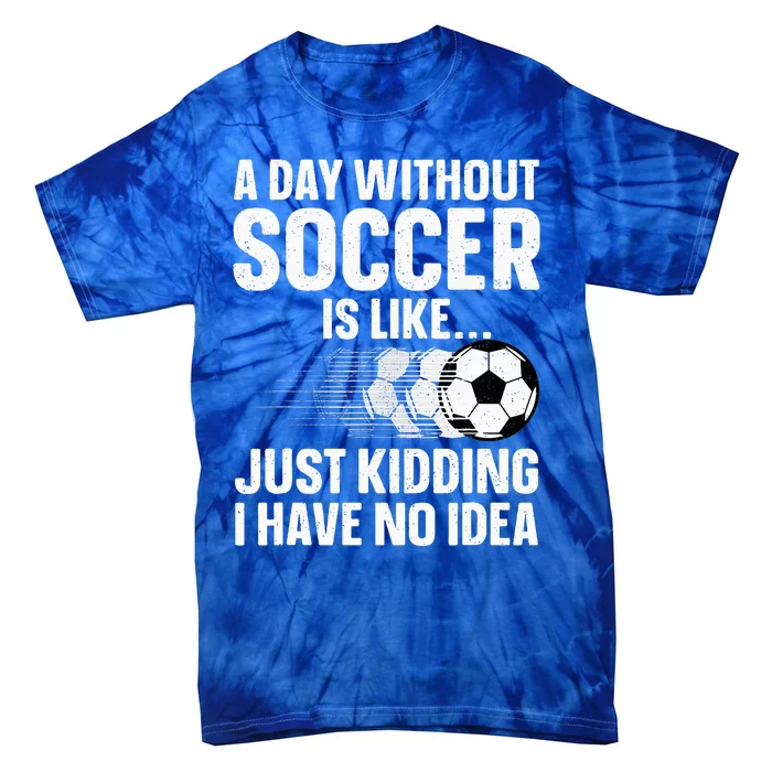 Soccer Design Sport Player Soccer Lover Tie-Dye T-Shirt