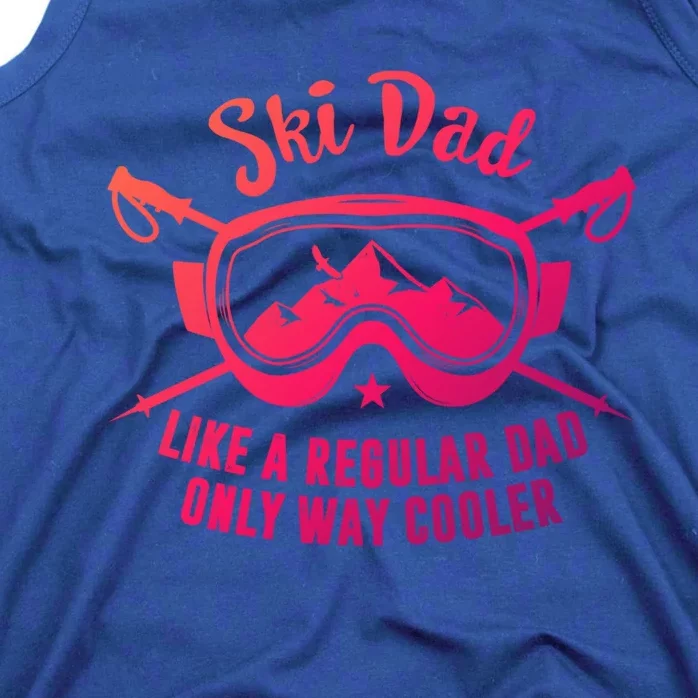 Ski Dad Sweater Fathers Day Daddy Papa Grandpa Cooler Gift Tank Top