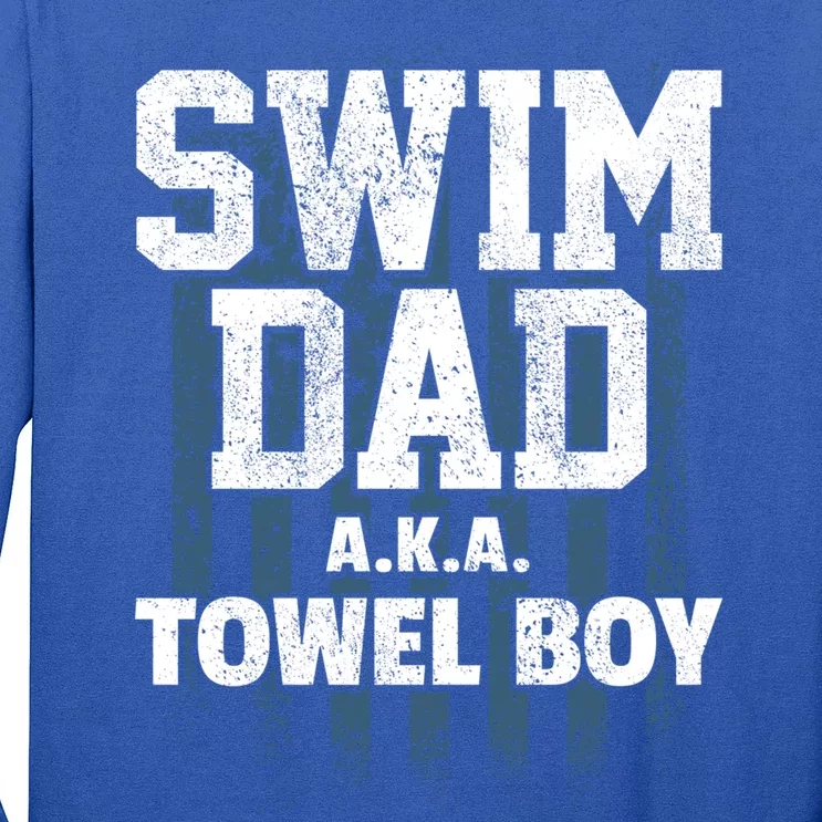 Swim Dad Swimming Father Swimmer Parent Swim Gift Long Sleeve Shirt