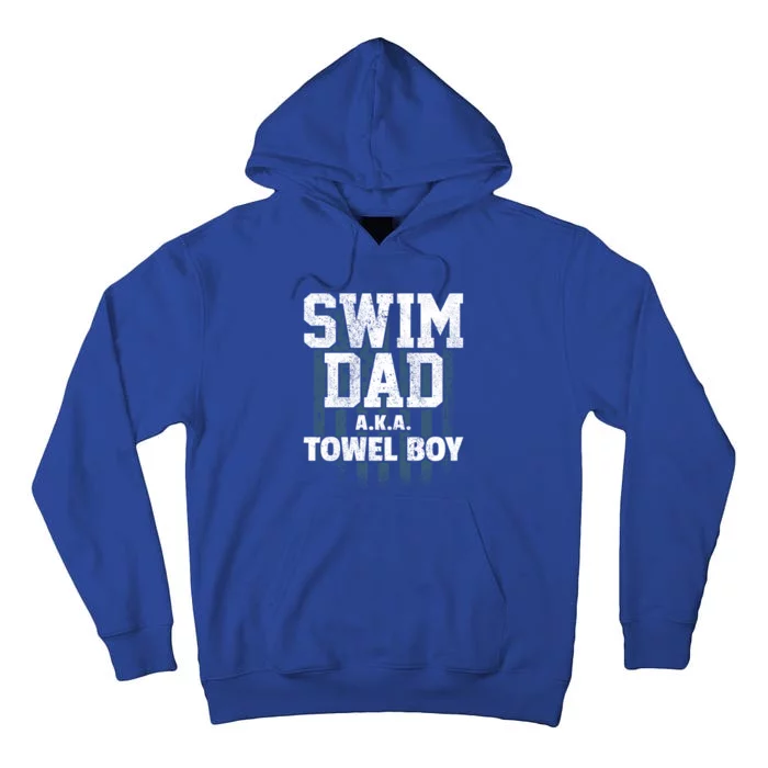 Swim Dad Swimming Father Swimmer Parent Swim Gift Tall Hoodie