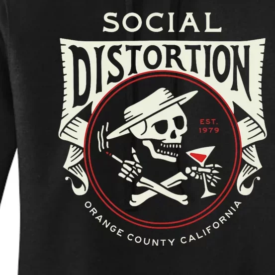 Social Distortion Skelly Circle Women's Pullover Hoodie