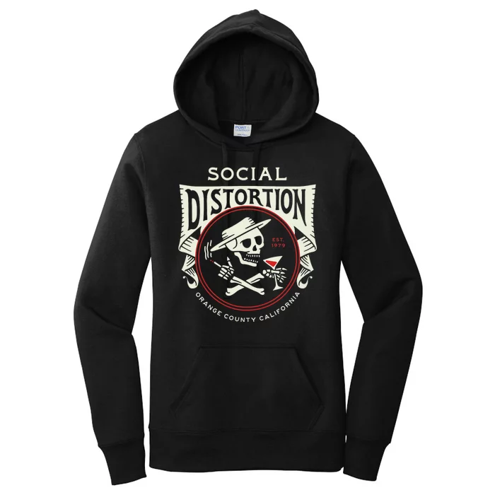 Social Distortion Skelly Circle Women's Pullover Hoodie