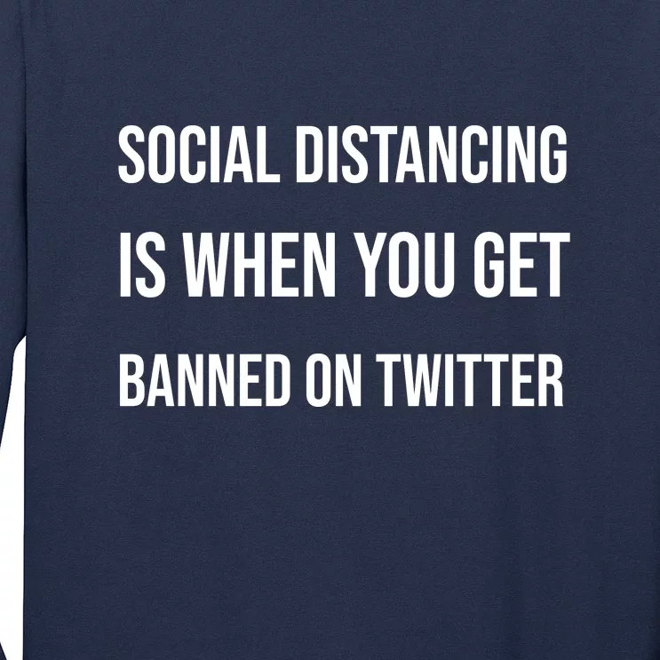 Social Distancing Long Sleeve Shirt