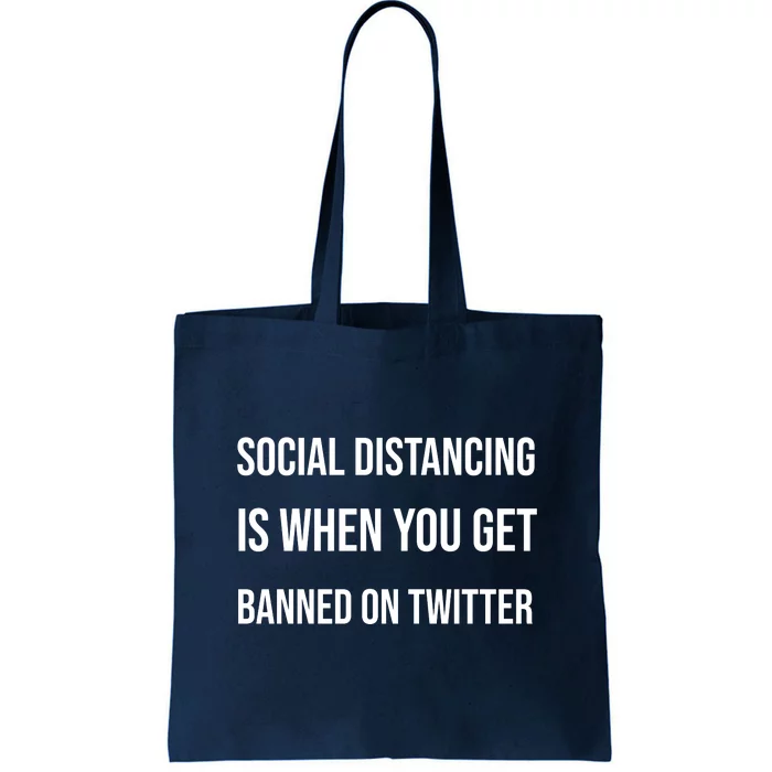 Social Distancing Tote Bag