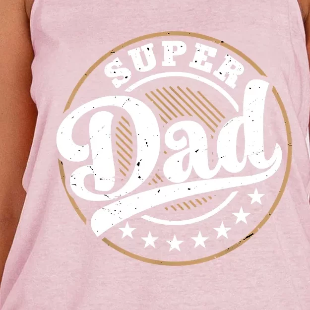 Super Dad Women's Knotted Racerback Tank