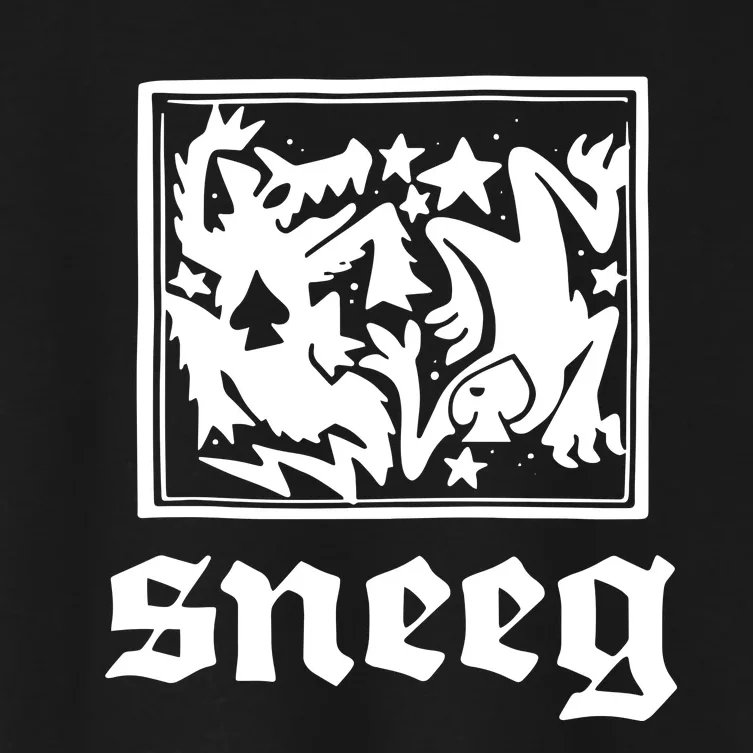 Sneeg Disobedient Women's Crop Top Tee