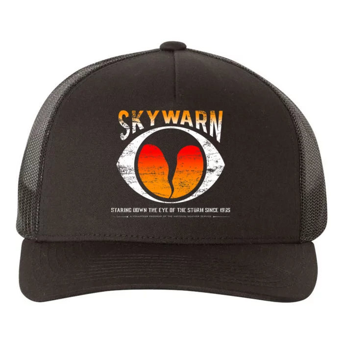 Skywarn Distressed Yupoong Adult 5-Panel Trucker Hat