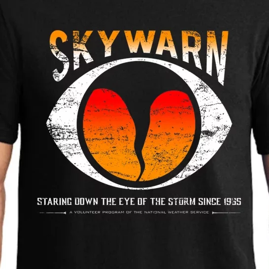 Skywarn Distressed Pajama Set