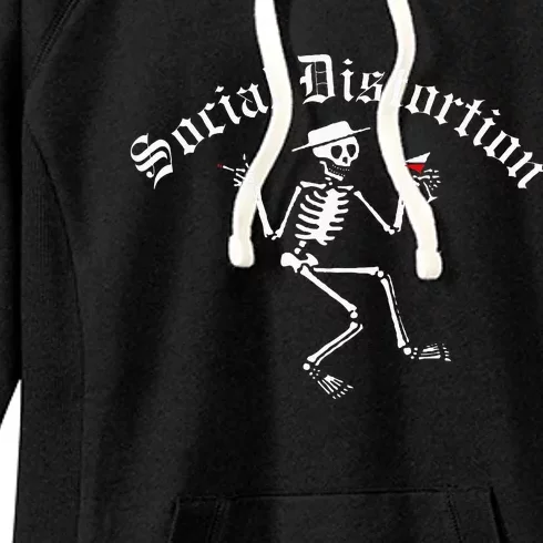 Social Distortion Skelly Women's Fleece Hoodie