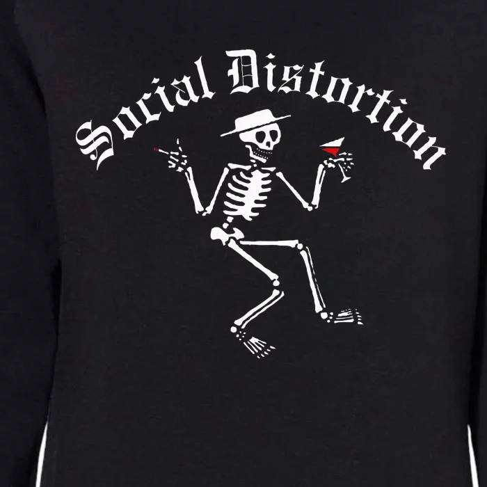 Social Distortion Skelly Womens California Wash Sweatshirt