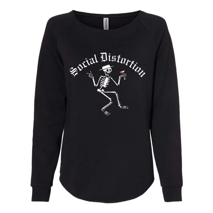 Social Distortion Skelly Womens California Wash Sweatshirt