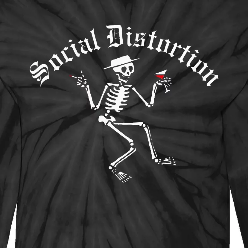 Social Distortion Skelly Tie-Dye Long Sleeve Shirt