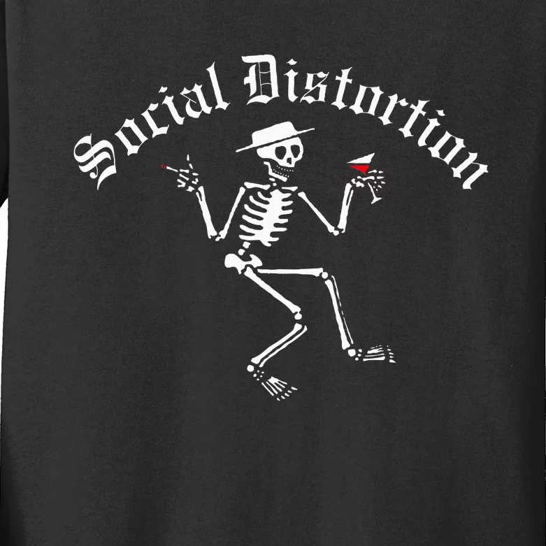 Social Distortion Skelly Kids Long Sleeve Shirt