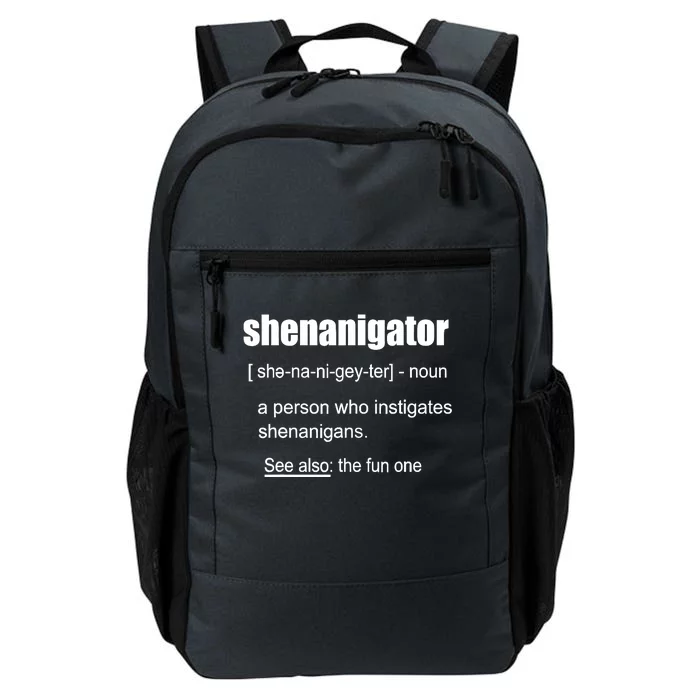 Shenanigator Definition Saint Patrick Day Daily Commute Backpack