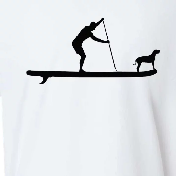 SUP Dog Stand Up Paddle Board Paddling Surf Surfing Sueded Cloud Jersey T-Shirt