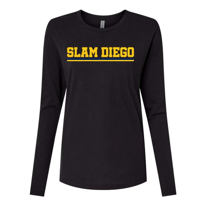 Slam Diego Womens Cotton Relaxed Long Sleeve T-Shirt