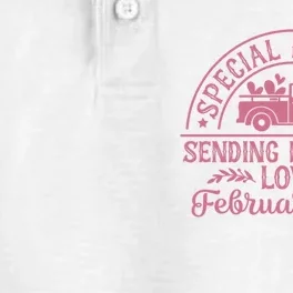 Special Delivery Sending Loads Of Love February 14 Valentine’S Day Dry Zone Grid Performance Polo