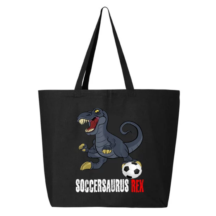 Soccer Dinosaur Soccersaurus For Boy And Girl 25L Jumbo Tote