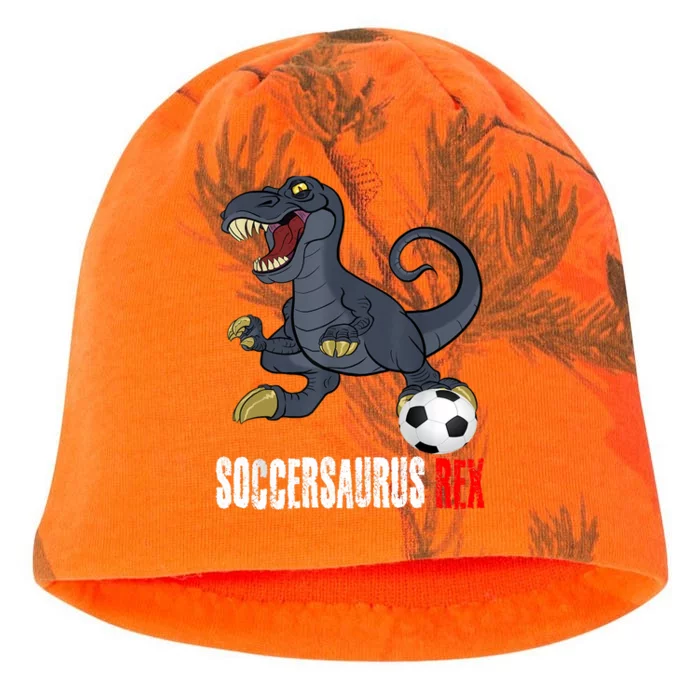 Soccer Dinosaur Soccersaurus For Boy And Girl Kati - Camo Knit Beanie