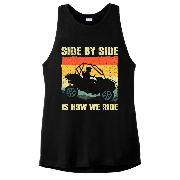 Sxs Design Sxs Utv Side By Side Vehicle Ladies Tri-Blend Wicking Tank