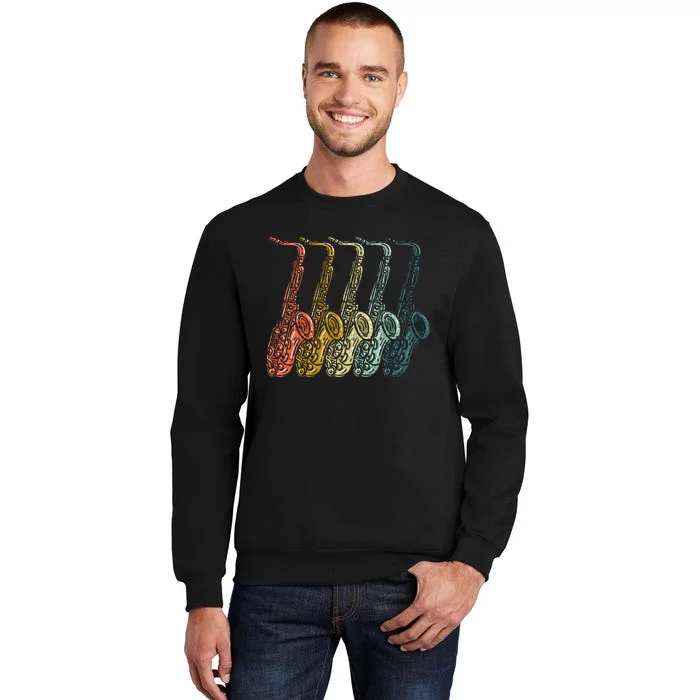 Saxophone Design Sax Lover Saxophonist Sweatshirt