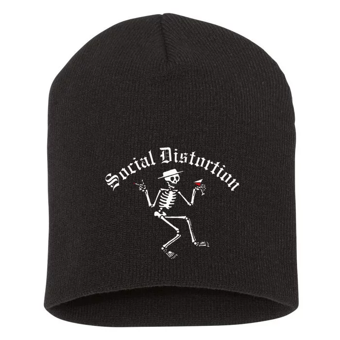 Social Distortion Skelly Short Acrylic Beanie