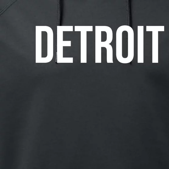 Simple Detroit Performance Fleece Hoodie