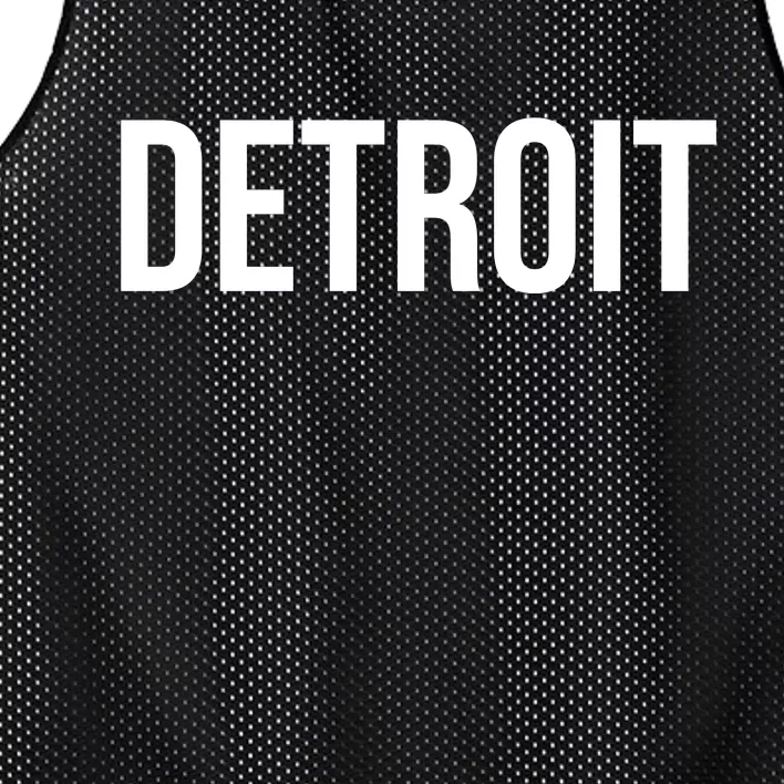 Simple Detroit Mesh Reversible Basketball Jersey Tank