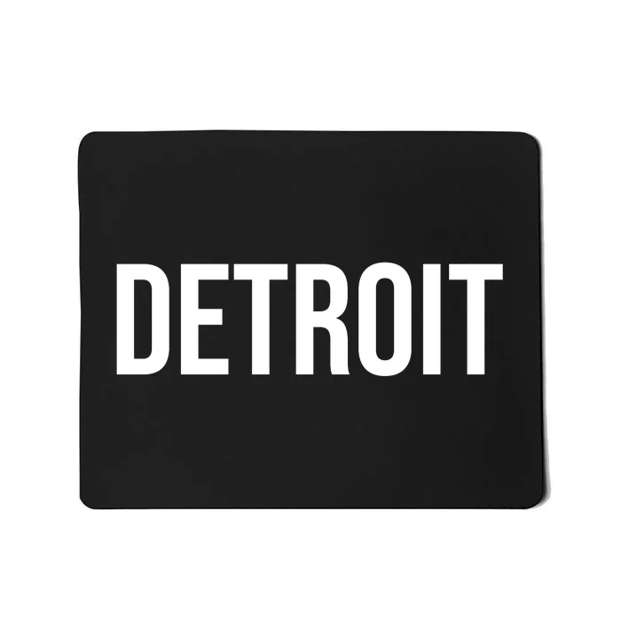 Simple Detroit Mousepad