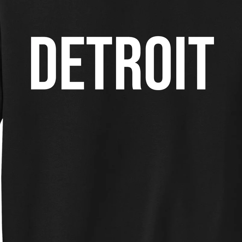 Simple Detroit Tall Sweatshirt