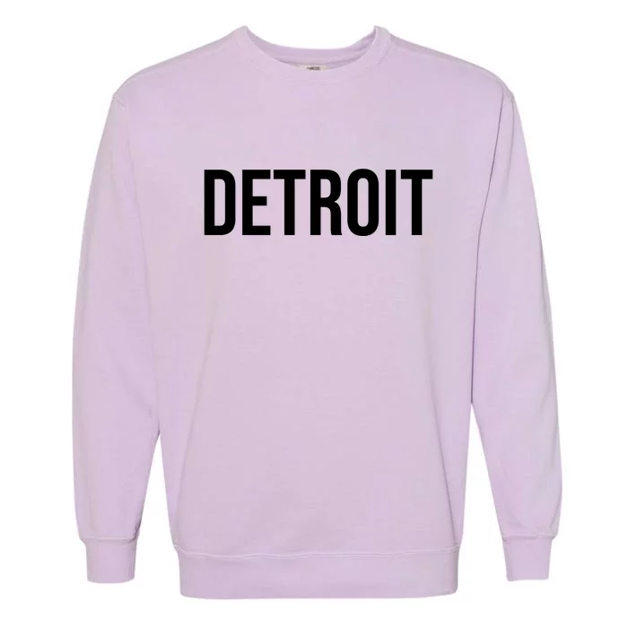 Simple Detroit Garment-Dyed Sweatshirt