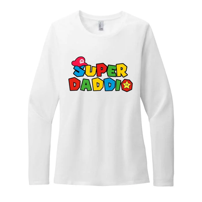 Super Daddio Womens CVC Long Sleeve Shirt