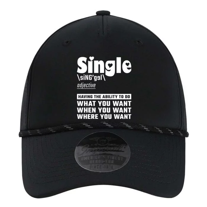 Single Definition Singles Awareness Day Gift Performance The Dyno Cap