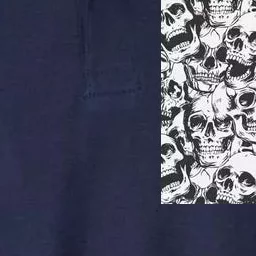 Spooky Deadly Skulls Softstyle Adult Sport Polo