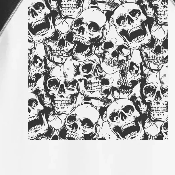 Spooky Deadly Skulls Toddler Fine Jersey T-Shirt