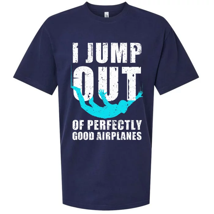 Skydiving Design Skydiver Skydive Lovers Sueded Cloud Jersey T-Shirt