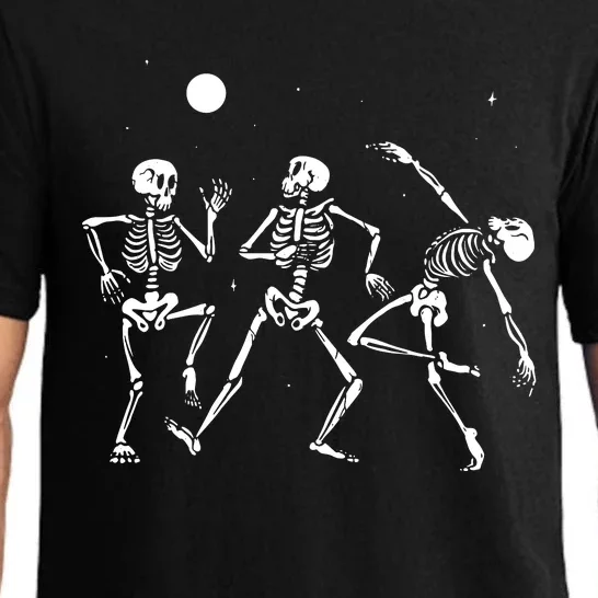 Spooky Dancing Skeletons Halloween Costume Music Adult Pajama Set