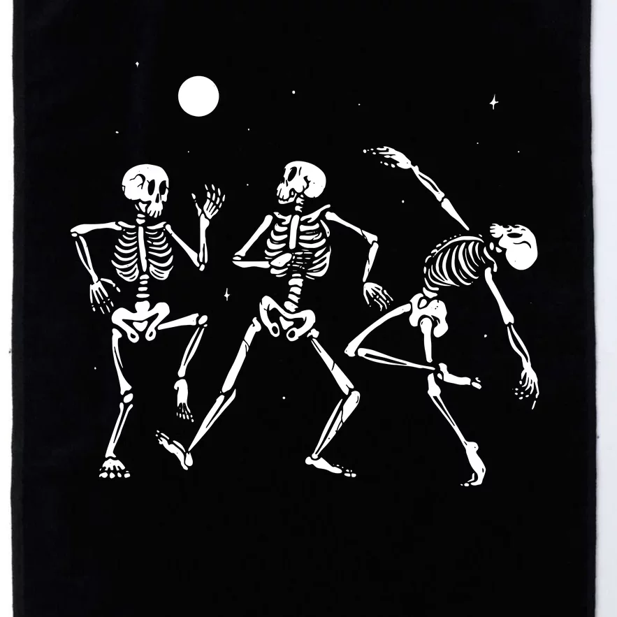 Spooky Dancing Skeletons Halloween Costume Music Adult Platinum Collection Golf Towel