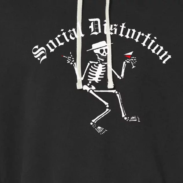 Social Distortion Skelly Garment-Dyed Fleece Hoodie