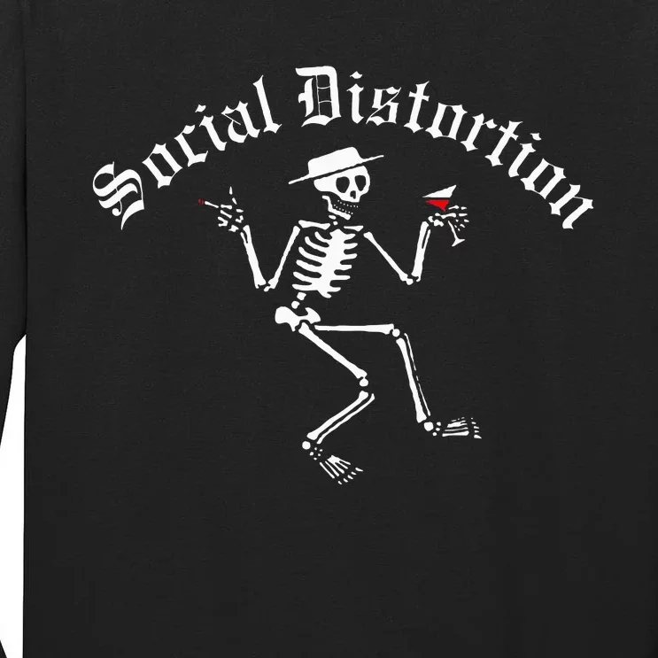 Social Distortion Skelly Tall Long Sleeve T-Shirt