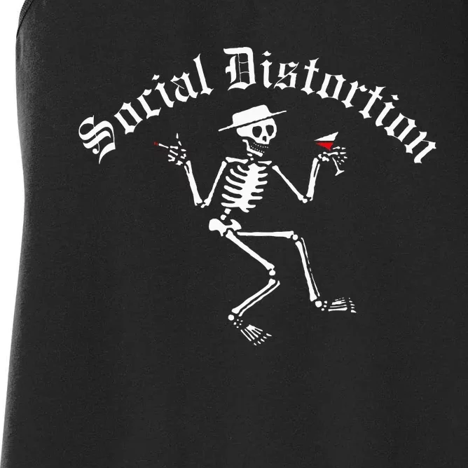 Social Distortion Skelly Women's Racerback Tank