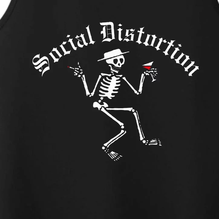 Social Distortion Skelly Performance Tank