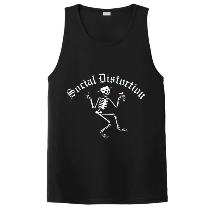 Social Distortion Skelly Performance Tank