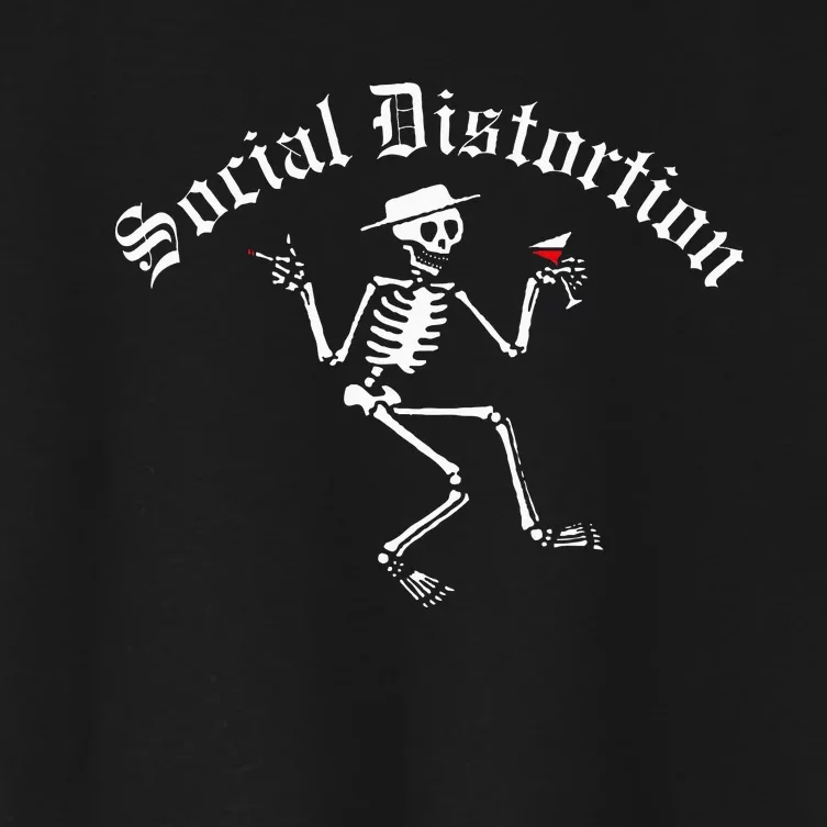 Social Distortion Skelly Women's Crop Top Tee