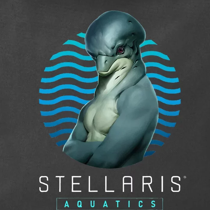 Stellaris Dolph Sc I Fi Strategy Game Dolphin Zip Tote Bag